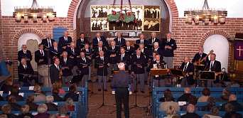 Die Fideelen Nordstrander beim Adventskonzert